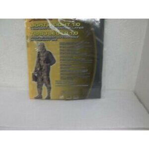 Redhead Men's Baselayer 1.0 Thermal Long Sleeve Crew Top Black/White Medium New